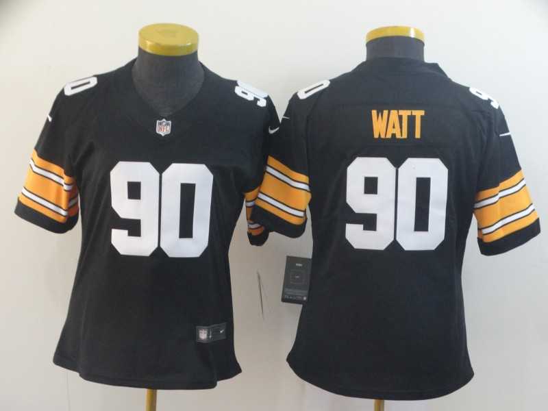Women Nike Steelers 90 T.J. Watt Black Alternate Vapor Untouchable Limited Jersey,We sell and wholesale Women Nike Steelers 90 T.J. Watt Black Alternate Vapor Untouchable Limited Jersey on line form chian!